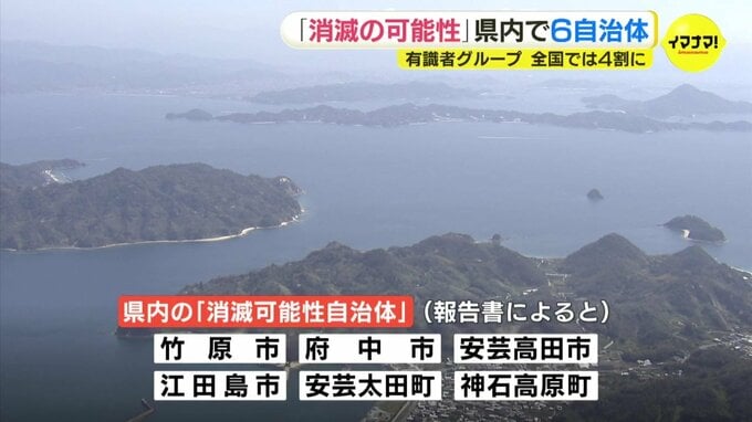 「消滅の可能性がある」広島県内は６市町　前回調査から５市町は “脱却”　有識者グループが分析結果を報告　|　RCC NEWS | 広島ニュース | RCC中国放送