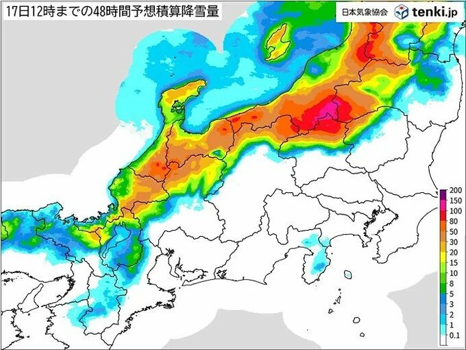 16日にかけて冬型強まり荒れた天気　積雪の重みによる建物の倒壊に注意　北陸上空に氷点下33℃以下の寒気入る【雨と雪の動き予想】|TBS NEWS DIG