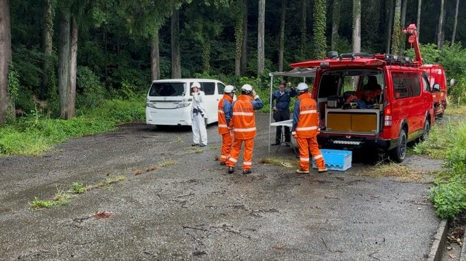 【速報】30代男性が土砂崩れに巻き込まれる 救助活動が難航 石川・小松市|TBS NEWS DIG