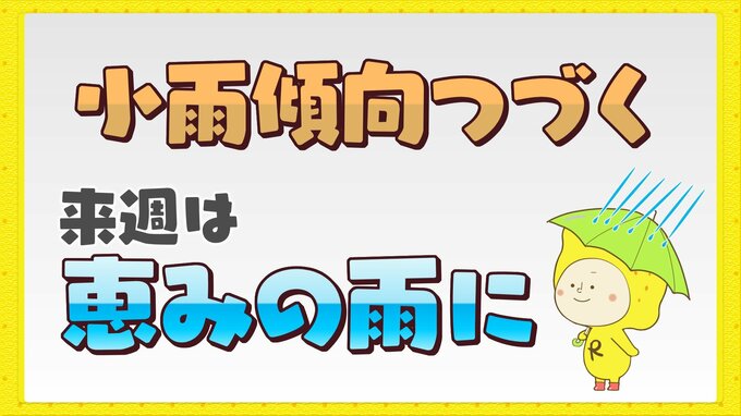 山陽の記録的な少雨傾向　向こう一か月は継続か　来週は恵みの雨に|TBS NEWS DIG