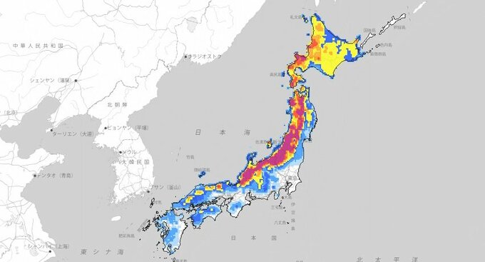 もう…いつまで続く？四国・九州北部・九州南部など６日にかけて大雪か　9日からもこの時期としては「かなりの低温」に　　|　富山のニュース｜天気・防災｜チューリップテレビ