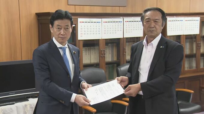 西村大臣が青森県の漁業関係者と面会 処理水の海洋放出めぐって
