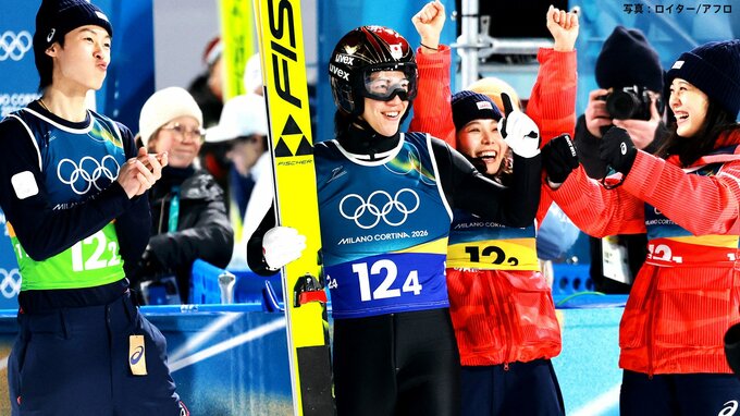 ジャンプ混合団体で日本が銅メダル ！ 髙梨沙羅「周りの人たちの支えがあって」失意の涙から4年越しのリベンジ【ミラノ五輪】|TBS NEWS DIG