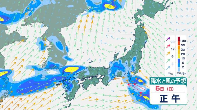 【まだ警報級大雨おそれ】九州北部は5日(日)朝から再び激しい雨予想　福岡・長崎で24時間最大120ミリ　土砂災害に警戒【雨風シミュレーション】|TBS NEWS DIG