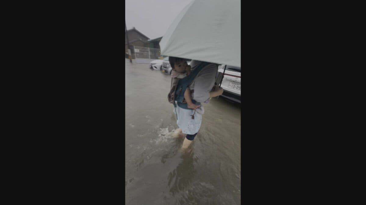 9月8日の名古屋の豪雨 保育園に迫る雨水…保育士が園児を抱え隣の電気設備会社へ  日頃から連携し訓練実る  園児たち｢助けてくれてありがとう｣　