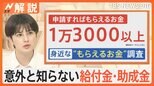 意外な“給付金・補助金” 申請でもらえる場合も【Nスタ解説】|TBS NEWS DIG