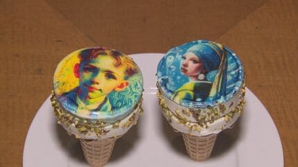 食べるのを躊躇してしまう！ 表面にゴッホ・フェルメールの名画？…実は