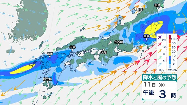 【大雨情報11時更新】梅雨前線が西日本に停滞　近畿中部ではこれまでの雨により地盤の緩んでいる所があるため土砂災害に警戒を【雨と風のシミュレーション】|TBS NEWS DIG