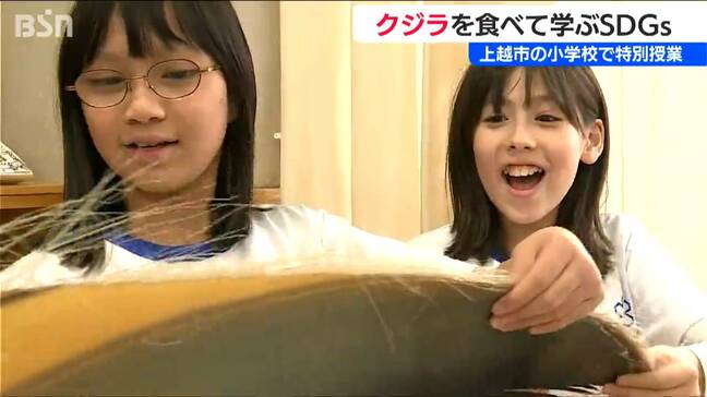小学校の学校給食でクジラの特別授業「知らないことを知れてとっても良かった」食べて学ぶ【SDGs】新潟県上越市|TBS NEWS DIG