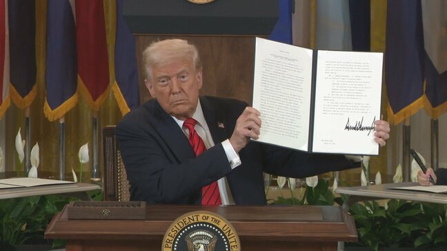 トランプ大統領 「教育省廃止」を指示する大統領令に署名　“多額の予算支出で学力向上に貢献していない”と批判|TBS NEWS DIG