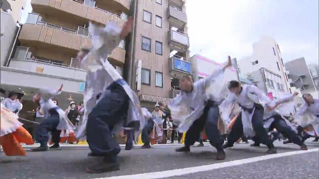 “おかやま桃太郎まつり”の「うらじゃ」始まる　演舞場とパレード会場を増やして実施　82の踊り連　約3,300人が市街地で舞う【岡山】|TBS NEWS DIG