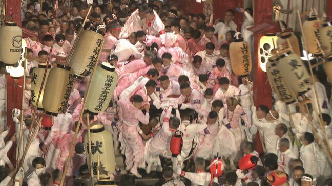 防府のまちが｢兄弟、わっしょい｣に包まれる…西日本屈指の荒祭り・防府天満宮裸坊祭　山口|TBS NEWS DIG