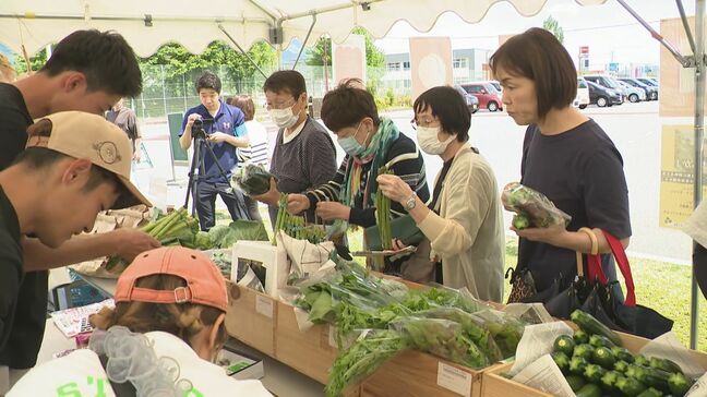 「たくさん魅力を発信できるように…」「作り手がわかると安心…」若手農家がマルシェ開催 長野・喬木村|TBS NEWS DIG
