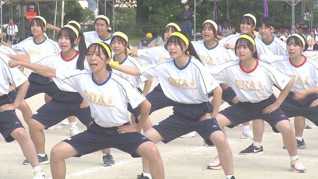 大分工業高校体育大会　伝統競技「ガチョウとカメ」「馬と蛸」に生徒995人が挑戦|TBS NEWS DIG