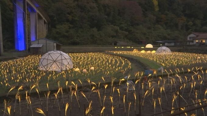 廃線となった三江線　「天空の駅」照らすINAKAイルミ　大学生ボランティアや移住者にも支えられ１６回目の開催　島根県邑南町|TBS NEWS DIG