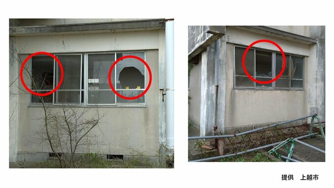 誰もいないはずの旧寄宿舎でガラスが割られる被害　屋上には電子タバコの吸い殻が…　新潟・上越市柿崎区|TBS NEWS DIG