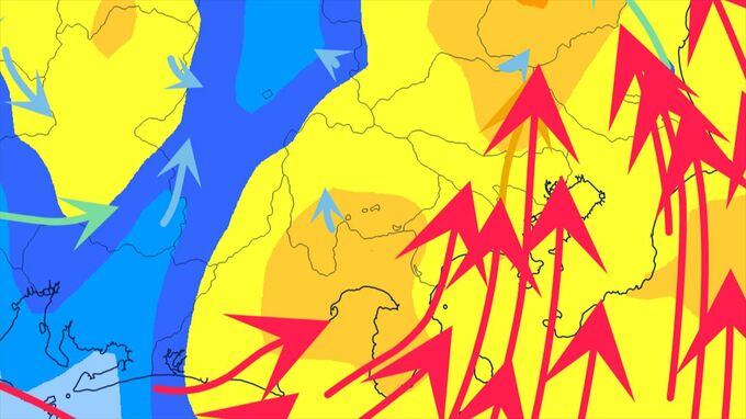 【大雨情報】関東甲信地方は1日未明にかけ 雷を伴った激しい雨や非常に激しい雨の降る所が 警報級の可能性も 【3連休は? 雨と風のシミュレーション】 | 山梨のニュース | UTYテレビ山梨