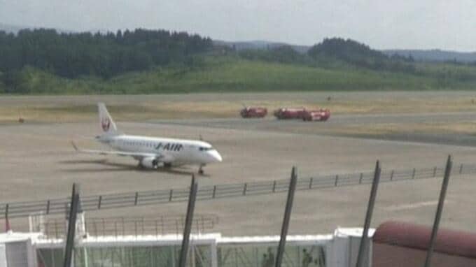 【詳報】飛行中に左エンジンに火災を示すメッセージが表示 異音も… 日本航空2154便が青森空港へ緊急着陸 | 青森のニュース│ATV NEWS│青森テレビ