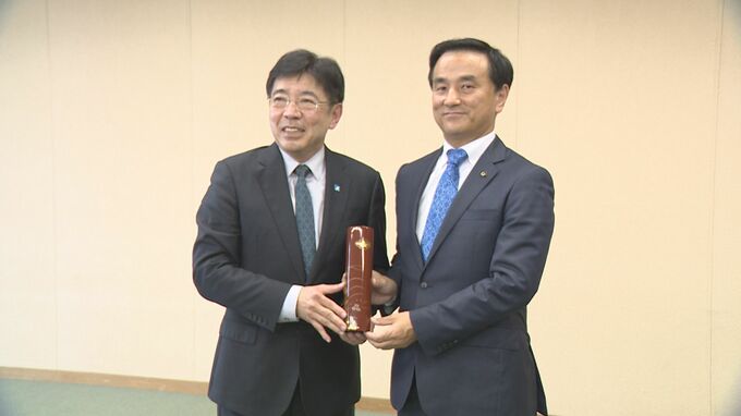 台湾の研究機関が山口県知事を表敬　半導体産業などの交流について意見をかわす　|　山口のニュース・天気・防災｜tys NEWS｜ｔｙｓテレビ山口