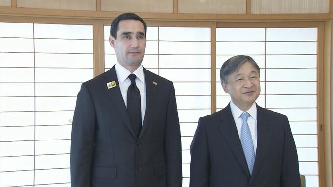 天皇陛下「子どもたちが世界に目をひらく良い機会」 大阪・関西万博で来日中のトルクメニスタン大統領と皇居で面会|TBS NEWS DIG