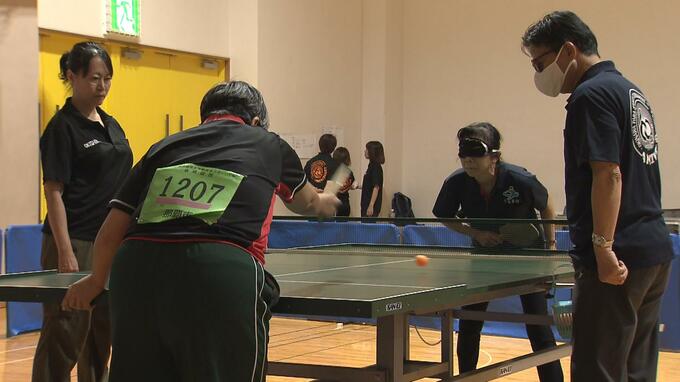 音を頼りにラリーを制す サウンドテーブルテニスで熱戦　|　沖縄のニュース｜RBC 琉球放送