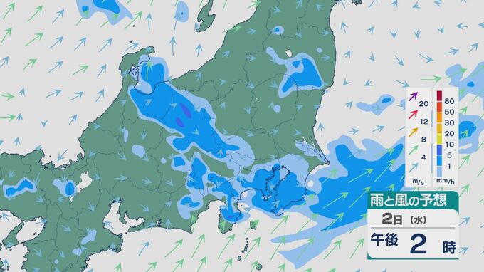 高気圧に覆われても 7月2日(水)にかけ東海や関東では“大気の状態が不安定”になり局地的に急な雷雨が強まるおそれ 雨と風シミュレーション|TBS NEWS DIG