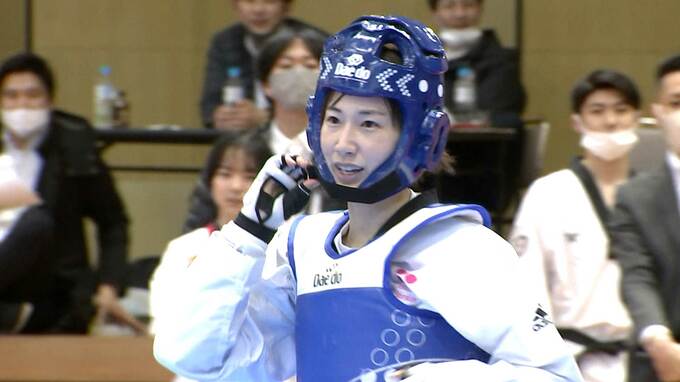 試合終了残り3秒で中段蹴り炸裂！山田美諭が2大会連続アジア大会代表内定 【テコンドー・日本代表最終選考会】|TBS NEWS DIG