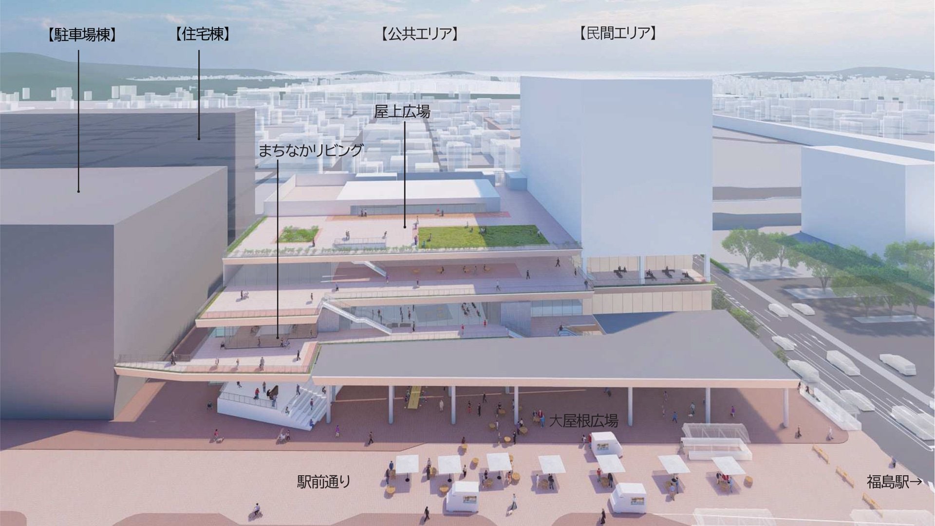 福島 駅 西口