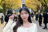 【 穂川果音 】外苑の銀杏並木で秋のひととき「ピンク色になりかけた空との組み合わせが素敵だった」|TBS NEWS DIG