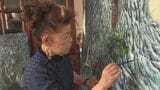 反戦の願い込め絵を描き続ける女性 中国に抑留…亡き夫の遺志受け継ぐ | 大分のニュース|OBS NEWS|大分放送