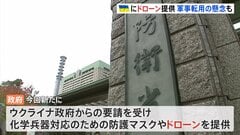 防衛省 ウクライナにドローンなどを新たに提供 ドローンは「市販品で装備品に当たらず」| TBS CROSS DIG with Bloomberg