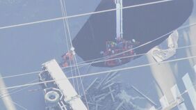 【速報】約13時間ぶりに救助活動再開　埼玉・八潮市の道路陥没で転落したトラックの男性運転手の安否不明|TBS NEWS DIG