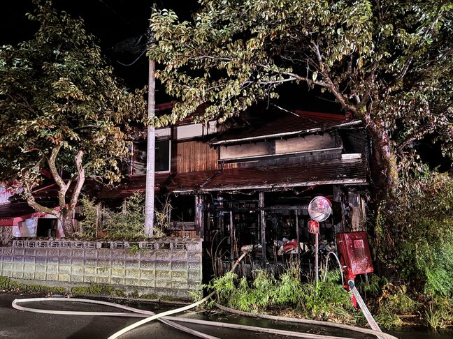 20年以上空き家の建物から火が出て全焼　酒田市で火災（山形）|TBS NEWS DIG