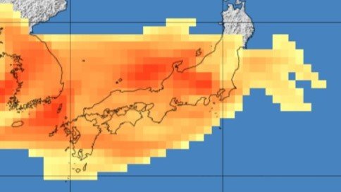 【黄砂の気象情報】25日から26日にかけ、北日本から西日本の広い範囲で黄砂 【いつ・どこで?黄砂の予想シミュレーション】|TBS NEWS DIG