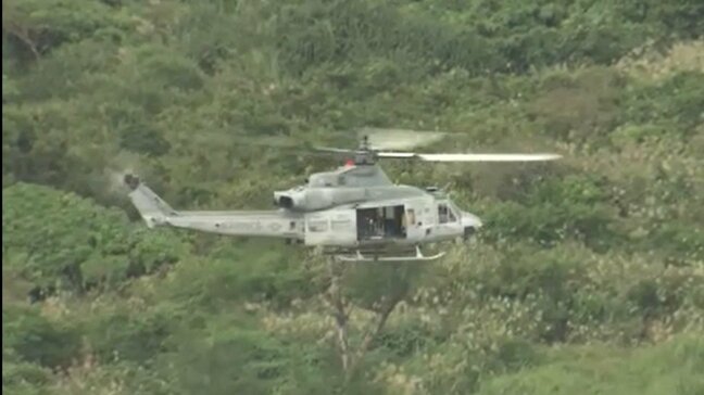 飛行中のヘリから発火性の部品が落下 重さ約18キロ 沖縄・米軍普天間基地所属機|TBS NEWS DIG