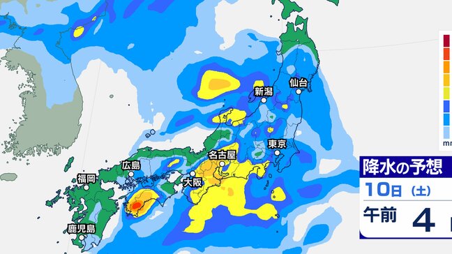 九州や四国、東海、関東地方では警報級の大雨か…全国的に大気不安定 九州北部では暴風の可能性も 【気象庁・早期注意情報 強風に関する気象情報】|TBS NEWS DIG