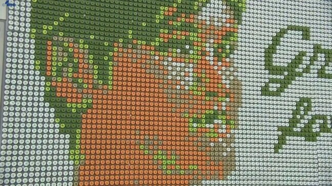 盛岡駅で大谷翔平選手のペットボトルキャップアート公開|TBS NEWS DIG