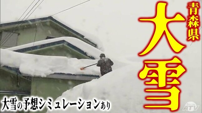 【雪の予想・30日午後2時現在】青森市の積雪が160cm超　“災害級”で市民から悲鳴「本当の災害だ…」　30日夜遅くにかけて「警報級の大雪」の恐れも　大雪の予想シミュレーションで見る最新予想は？|TBS NEWS DIG