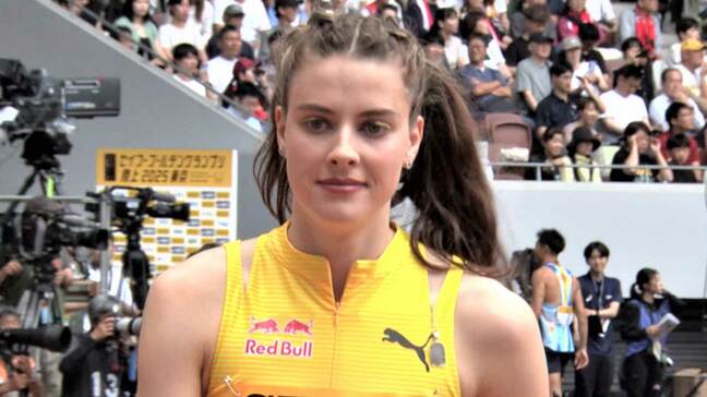 女子走高跳 “世界女王”マフチクが1m96で優勝、1回の跳躍でV決定 高めのツインテールでファンを魅了|TBS NEWS DIG