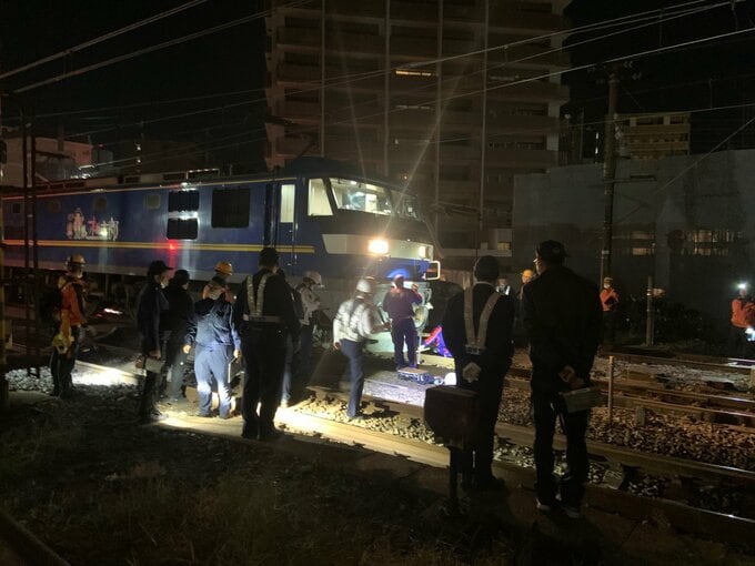 ＪＲ貨物列車と接触して転倒するも起き上がり立ち去る　遮断棒降りた状態で踏切に入ったか　広島　|　RCC NEWS | 広島ニュース | RCC中国放送