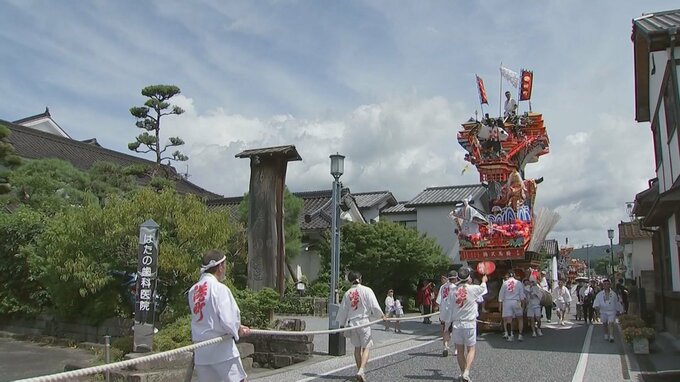 豪華絢爛な山鉾９基が巡行 日田祇園はじまる 大分　|　大分のニュース｜OBS NEWS｜大分放送