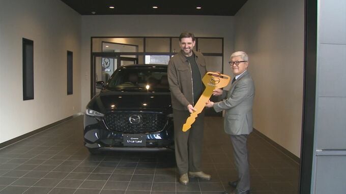 B1・島根スサノオマジックに島根マツダが車を貸与　ボジッチHCは「乗り心地も快適」|TBS NEWS DIG