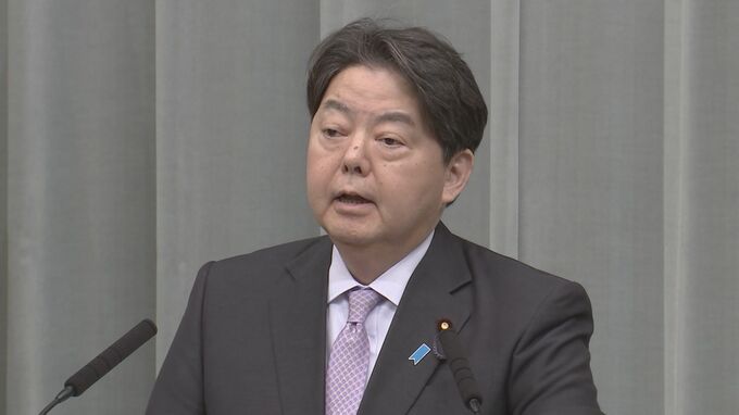 【速報】林官房長官「コメント控えたい」プーチン大統領当選確実受け　併合宣言地域での投票は批判