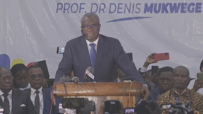 ムクウェゲ医師　コンゴ民主共和国大統領選に立候補表明|TBS NEWS DIG