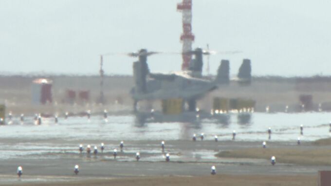 米軍岩国基地で17機陸揚げ予定　陸自配備の輸送機オスプレイ　「市の配慮要請を無視」市民団体が中止要請求める　岩国市は「問題視するものではない」　|　山口のニュース・天気・防災｜tys NEWS｜ｔｙｓテレビ山口