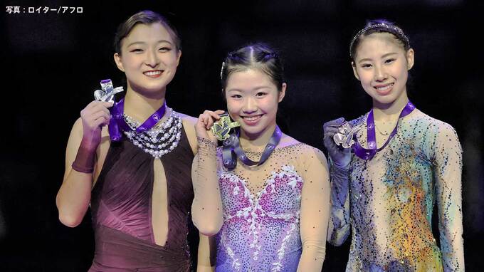 中井亜美がGPデビュー戦で初V　227.08点のハイスコア　坂本2位、住吉3位と日本勢がいきなり表彰台独占【女子フリー】|TBS NEWS DIG