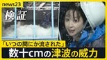 「いつのまにか流された感じ」ひざの高さ程度でも…津波の威力とは? 津波注意報すべて解除 猛暑・渋滞・デマ…見えた課題【news23】|TBS NEWS DIG