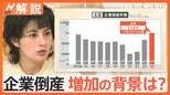 背景に何が?企業倒産件数“1万件超” ラーメン店の倒産“過去最多” 「油そば」にくら替えも【Nスタ解説】|TBS NEWS DIG