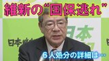 【維新の国保逃れ】調査結果と処分内容を詳しく　元区議が「国保料を下げる提案」LINEで勧誘　6人いずれも社会保険料は『最低等級』　中司幹事長は「あくまで個人の関与だ」|TBS NEWS DIG