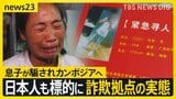 「旅行に誘われた」突然失踪した中国人男性… 「詐欺グループに捕らわれている」と訴える母親がとった行動とは… 日本人も狙われる人身取引【news23】|TBS NEWS DIG